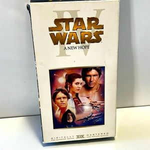 Vintage VHS Star Wars, A New Hope 135 minutes